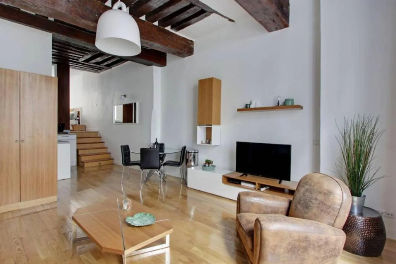 巴黎Luminous Loft In Saint-Germain Des Pres公寓 0*, 巴黎